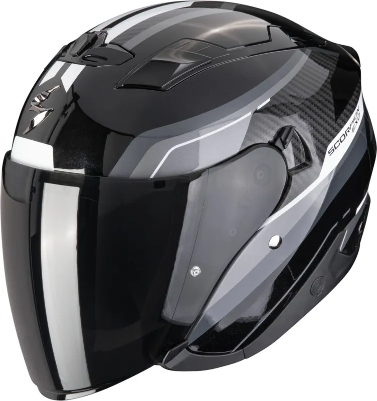 Scorpion EXO-230 Hipe Otevřená přilba černý/šedý/bílý - XL (60/61) Super Cena