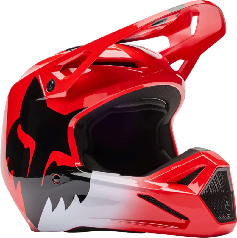 Nejprodávanější FOX V1 Shield Motokrosová přilba červená - S (55/56)
