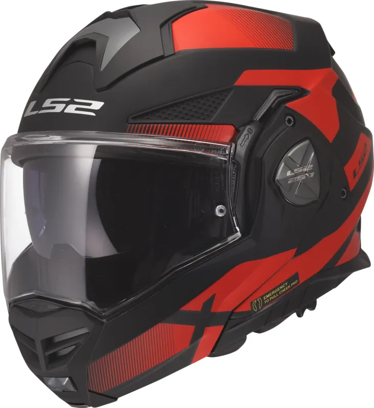 LS2 FF901 Advant X Nova Helma Černá/červená - XXL (63/64) Autentický
