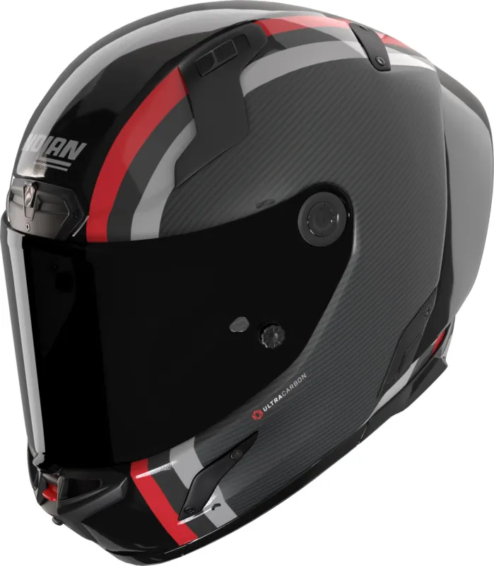 Akční Cena Nolan X-804 RS Ultra Carbon Gemini Helma černá/šedá/červená - XXS (54)