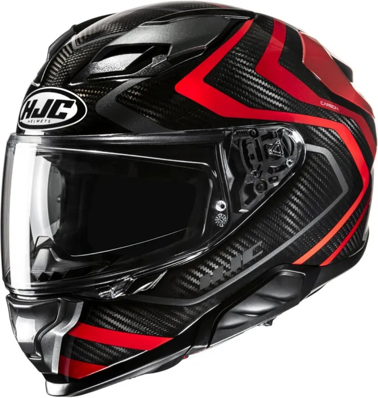 Autentický HJC F71 Carbon Nevio Přilba Černá/červená - L (58/59)
