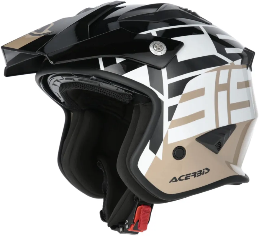 Acerbis Aria Sport Trysková přilba Černá/hnědá - XL (60) Bezpečná Platba
