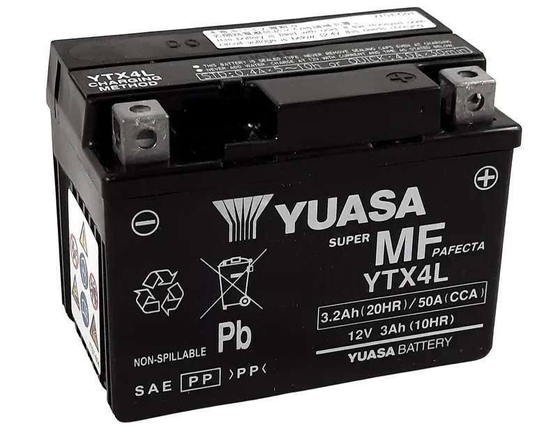 Akční Nabídka YUASA YUASA BEZÚDRŽBOVÁ baterie YUASA z výroby aktivována - YTX4L FA Bezúdržbová baterie - YUASA YUASA BEZÚDRŽBOVÁ baterie YUASA z výroby aktivována - YTX4L FA Bezúdržbová baterie ► koupit online na FC-Moto