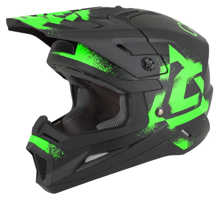 Expresní Doručení přilba Cross Cup 2 Crew Junior, CASSIDA, dětská (černá matná/zelená fluo) 2026 - XL