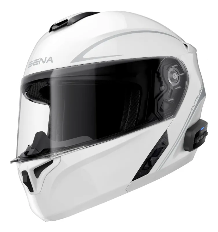 Bluetooth přilba s headsetem Outrush R, SENA (lesklá bílá) - L Aktuální