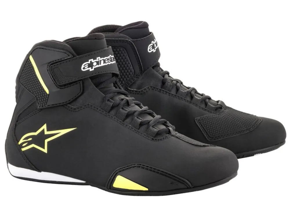 Akční Nabídka boty SEKTOR, ALPINESTARS (černé/žlutá fluo) 2026 - 40