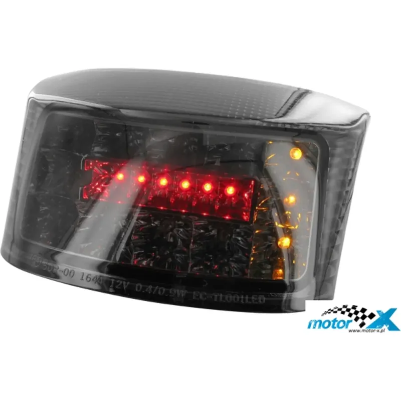 Odeslání Ihned STR8 LED zadní světlo Black Line s blinkry, MBK Booster / Yamaha BWS 2004- (E)
