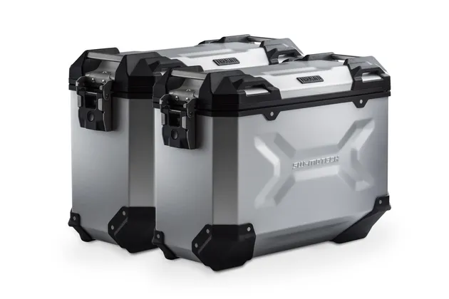 Hit Sezóny TRAX ADV sada kufrů 37/37 l. Suzuki V-Strom 1000 (14-19) - stříbrné