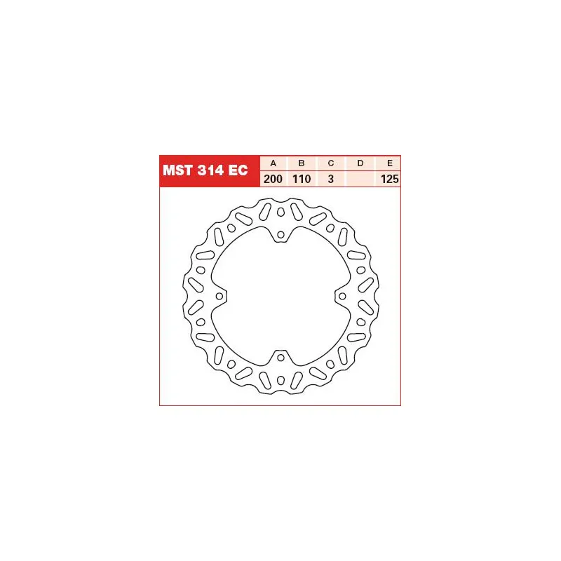 Zlevněný Brzdový kotouč zadní KTM
